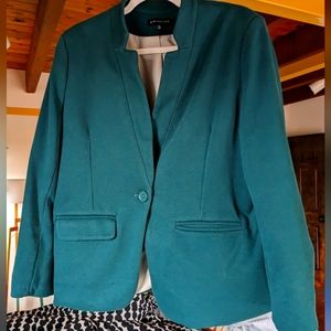 Teal knit gibsonlook blazer xxl